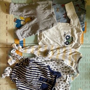 Newborn boy bundle 7 piece